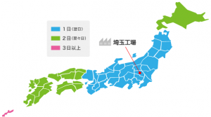 配送日数